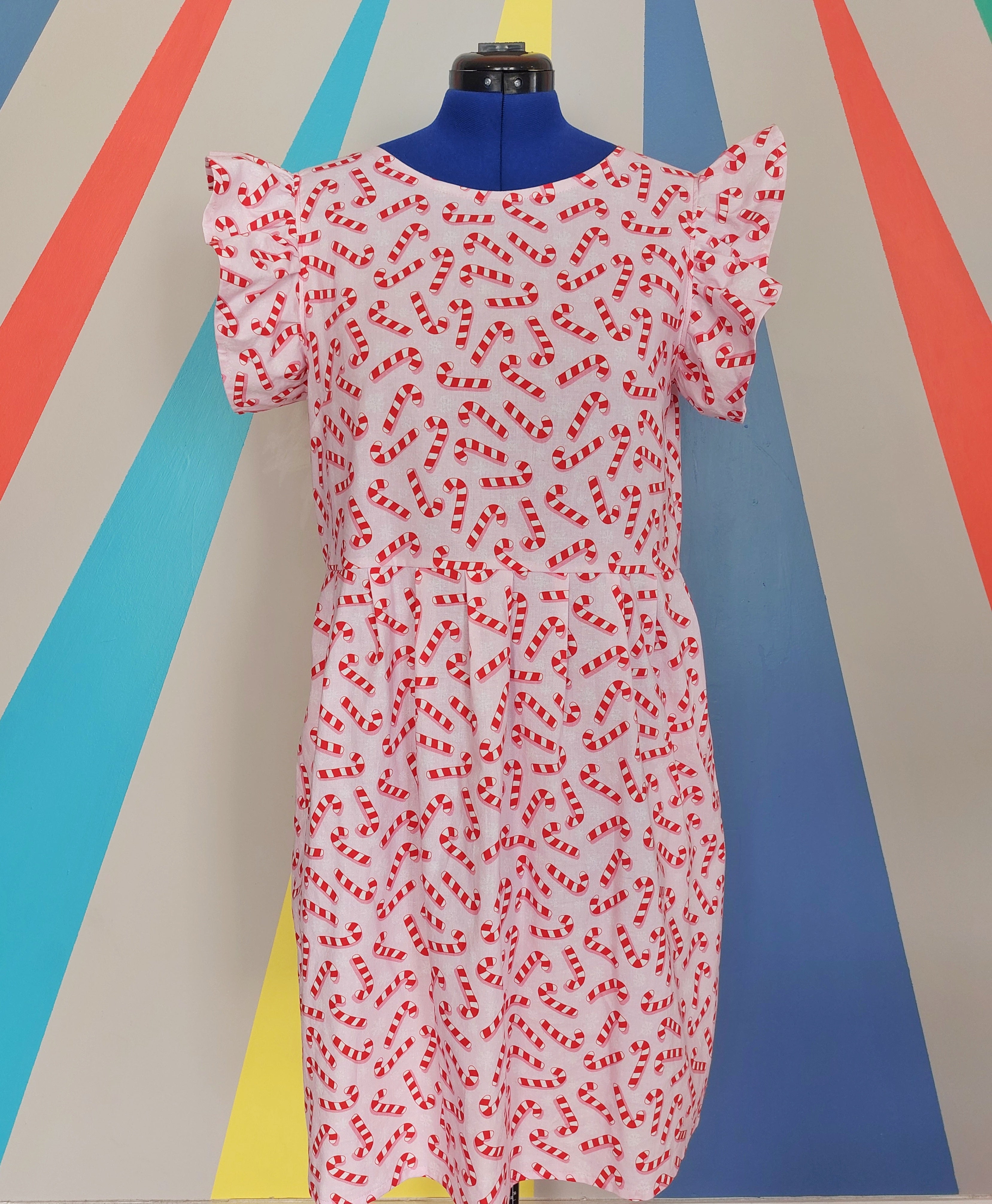Nelly Wade Dress in Candy Cane