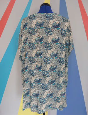 Nelly Dress Size M/L Green & Cream Sample Sale