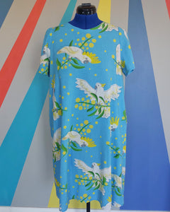 Nelly Swing Dress (Size M) in Cockies & Wattle. Sample Sale