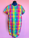Nelly T-shirt Dress In Candy Gingham Size M Sample Sale