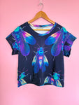 Nelly Jersey Top in Cicada Size M Sample Sale