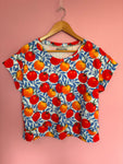 Nelly Jersey Top in Tomato Size M Sample Sale