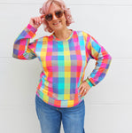 Nelly Jumper In Candy Gingham