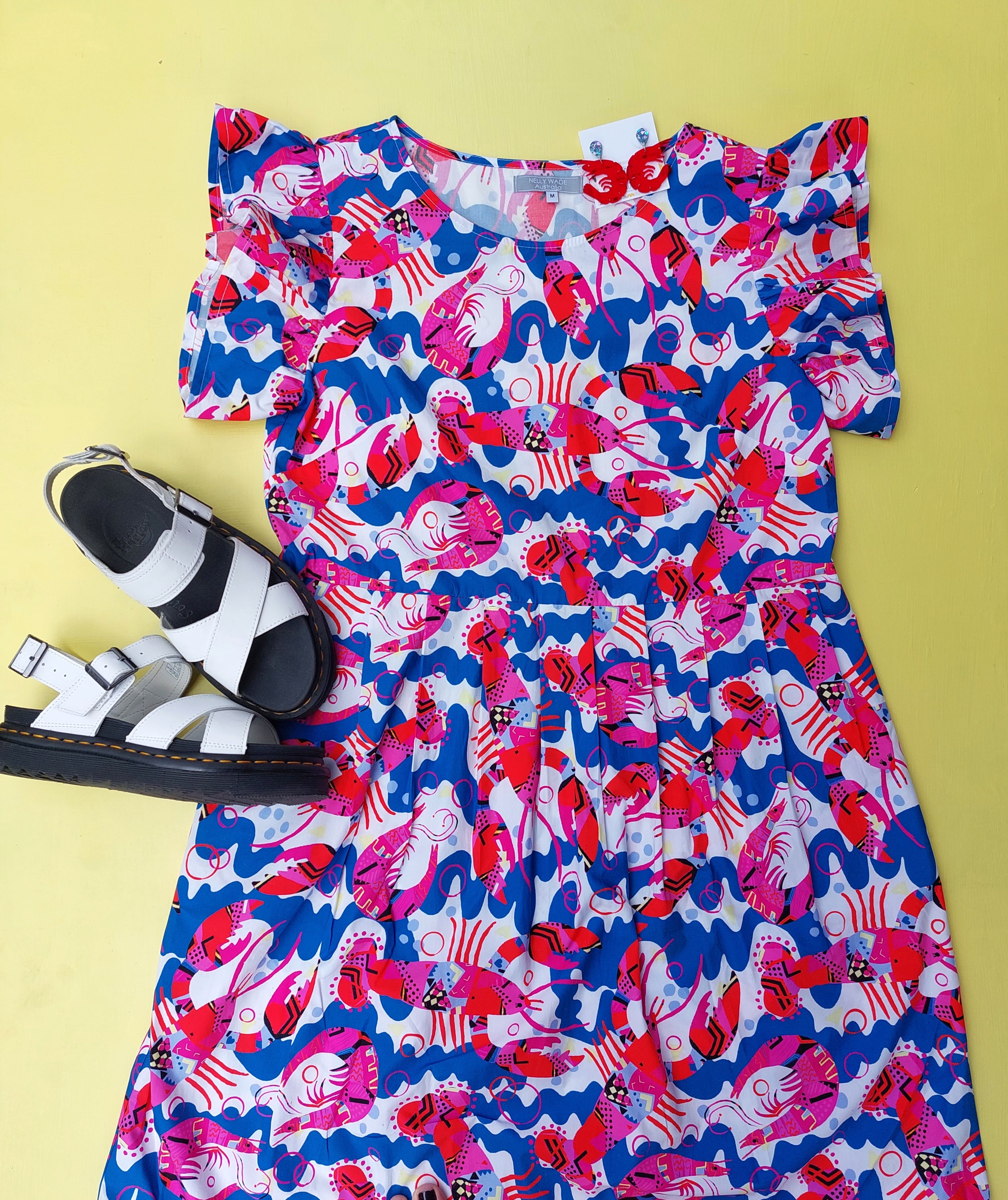 Nelly Wade Dress in Be Shellfish Sale