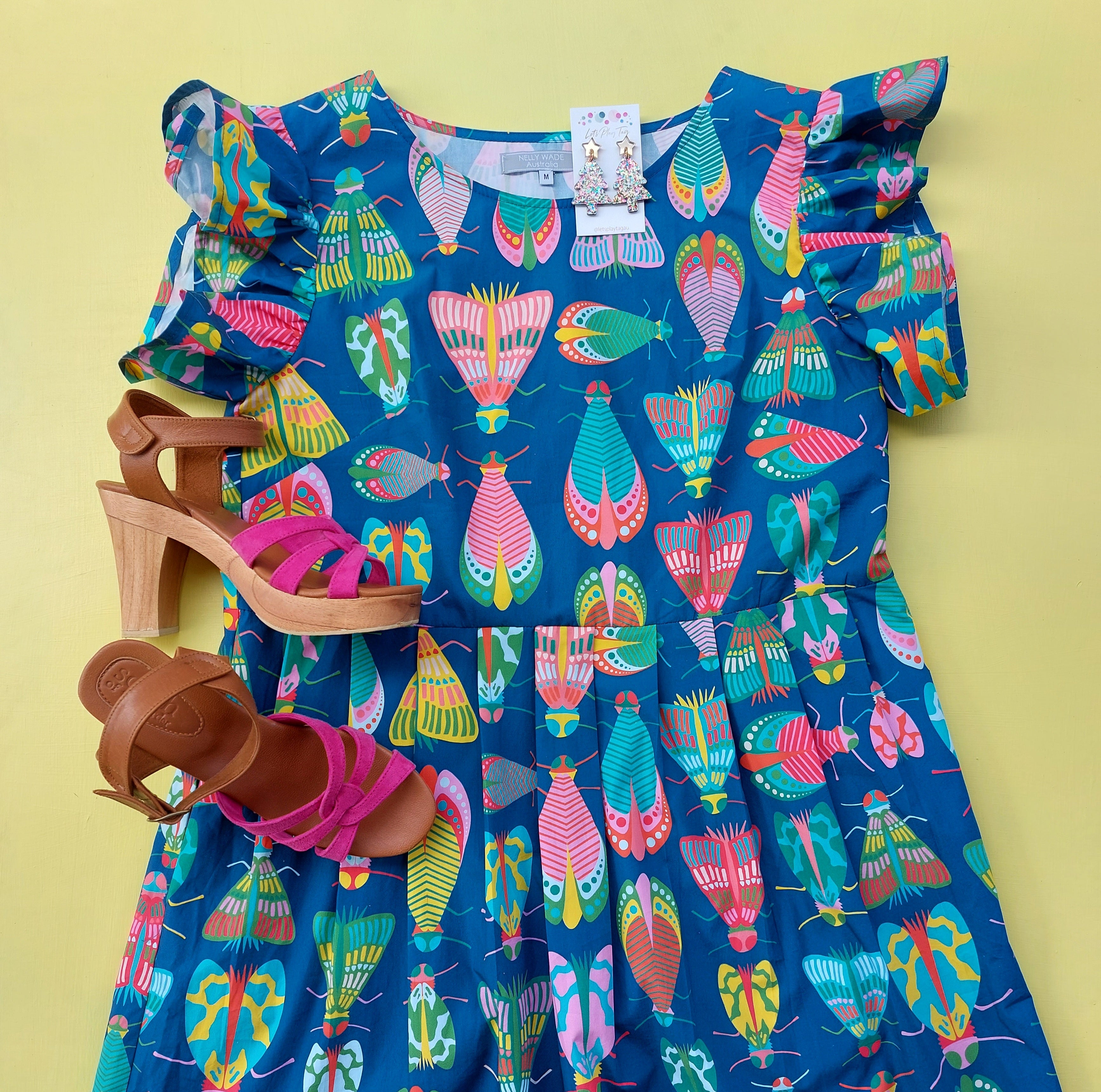 Nelly Wade Dress in Spring Glow Sale